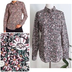 J Crew Slim Perfect Shirt Liberty® Garden Liberty Floral Print Buttondown Shirt 